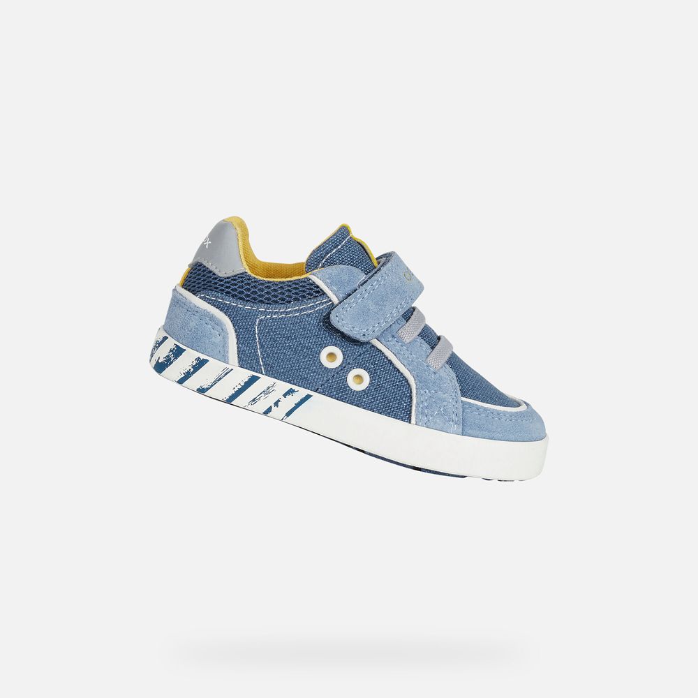 Basket Geox Kilwi Boy - Bleu - Bebe 186749-RQB